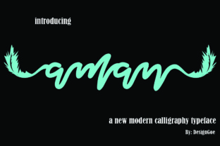 Aman: A Whimsical Script Font for Handmade Charm