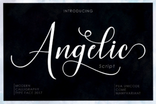 Angelic: A Modern Script Font That Elevates Handmade Design