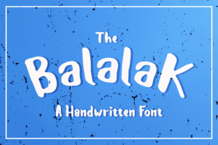 Balalak: A Hand-Brushed Display Font That Cuts Through the Feed