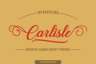 Carlisle: A Premium Script Font for Elegant Web Headlines