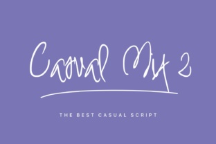 Casual Mix 2: A Thoughtful Script Font for Modern Editorial Design