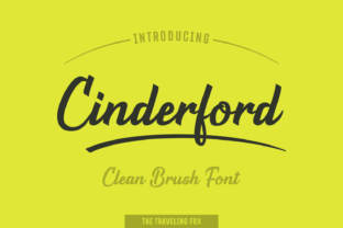 Cinderford: A Bold Script Font for Digital Headlines