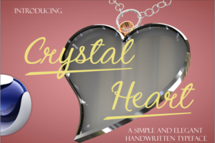 Crystal Heart: A Handwritten Typeface That Feels Like a First Draft—But Polished