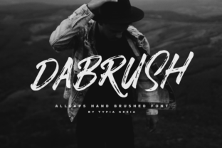 Dabrush: A Dry-Brush Font That Gives Your Brand Edge & Warmth