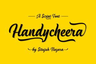 Handycheera: A Script Amp Font That Commands Attention
