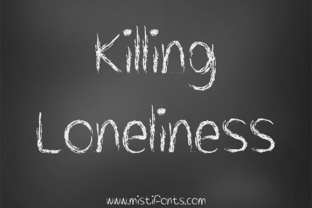 Killing Loneliness: A Chalky, Crayon-Inspired Display Font for Digital Warmth