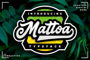 Mattoa: A Bold Script Font That Makes Your Headlines Unmissable