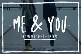 Me and You: A Feminine Script Font for Editorial Charm