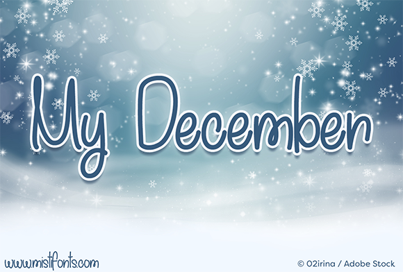 My December: A Holiday Font That Elevates Real Business Branding