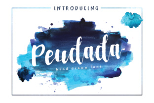 Peudada: A Handbrushed Script Font That Feels Like Home