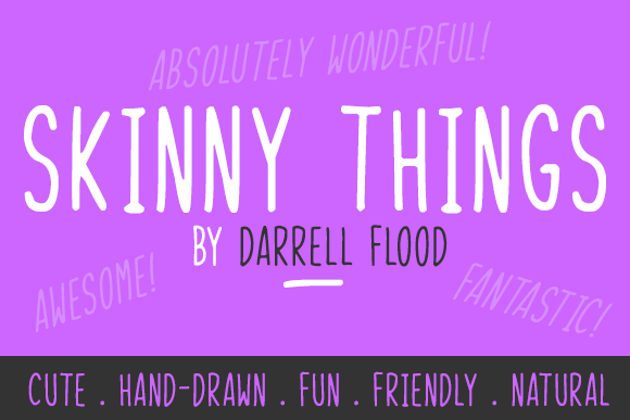 Skinny Things: A Friendly, Modern Font for Small Business Branding