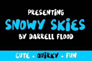 Snowy Skies: A Playful Script Font for Editorial Warmth