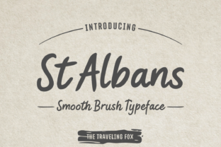 St Albans: A Thoughtful Brush Typeface for Editorial Warmth