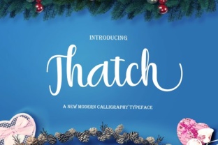 Thatch: A Modern Script Font That Makes Your Message Instantly Clear